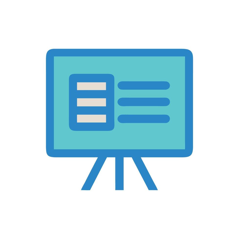Education Board Icon for Learning vector