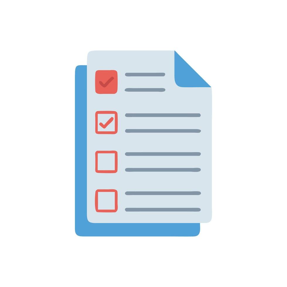 Creative Exam Paper Icon for Academic Use vector