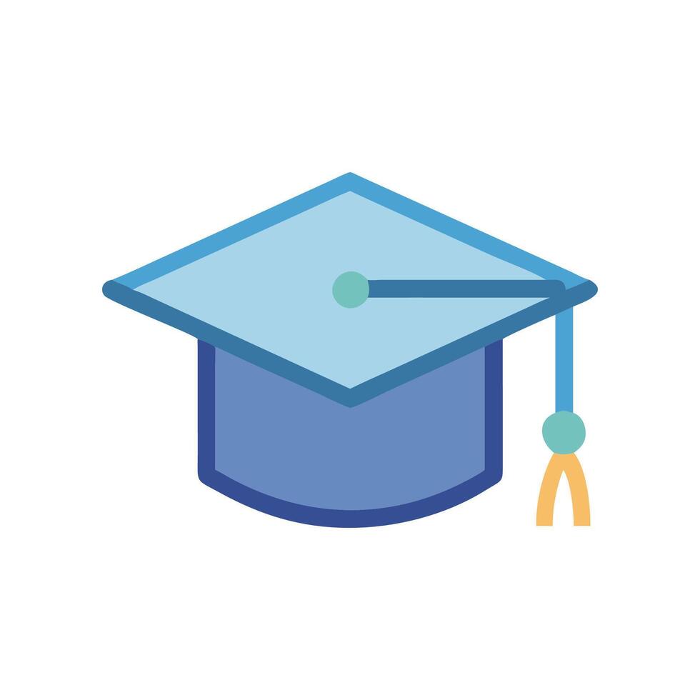 Creative Graduation Cap Icon for Commencement vector