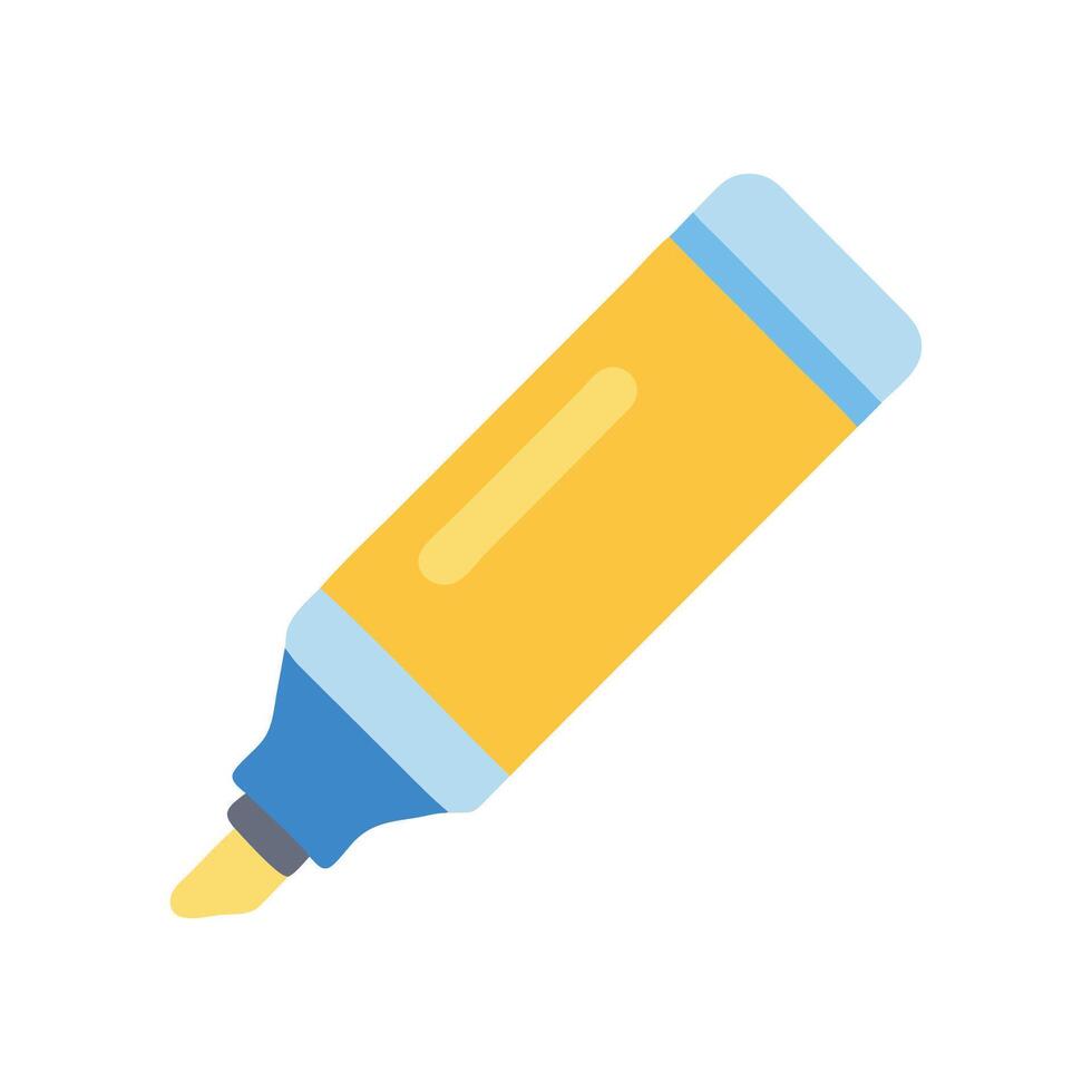 Highlighter Icon for Note Taking vector