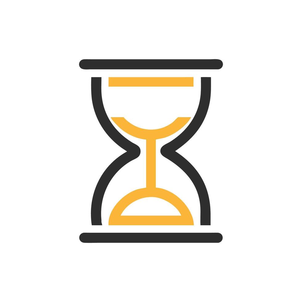 Interactive Hourglass Icon for Learning vector
