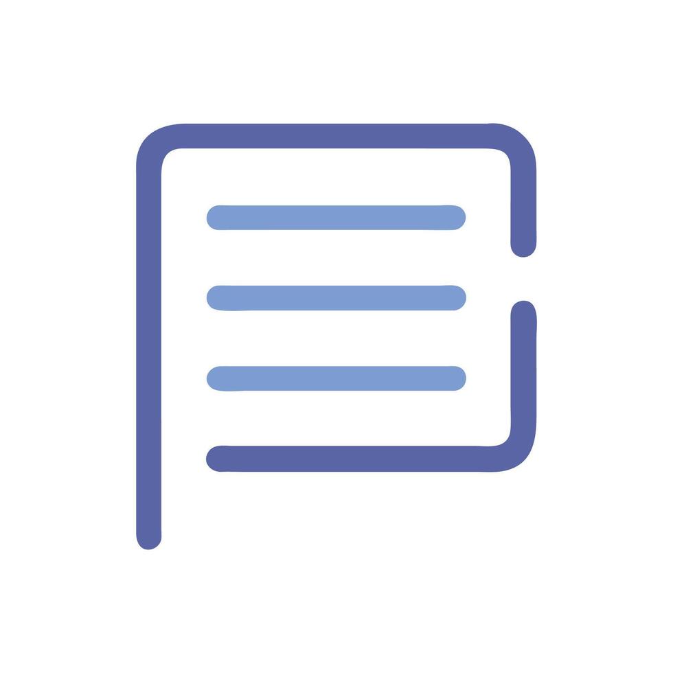 Clear Paragraph Text Layout Symbol vector