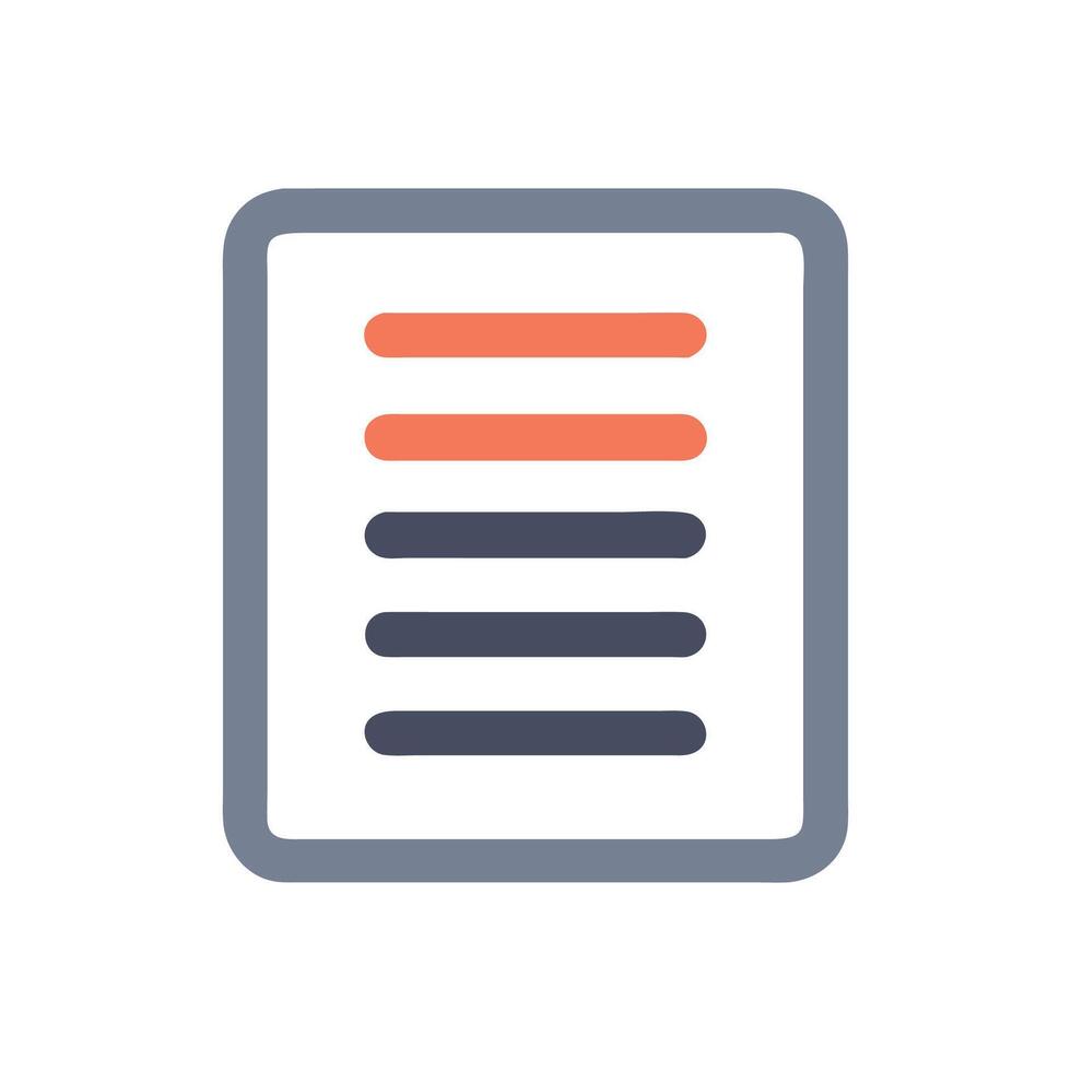 Dynamic Paragraph Text Communication Design vector