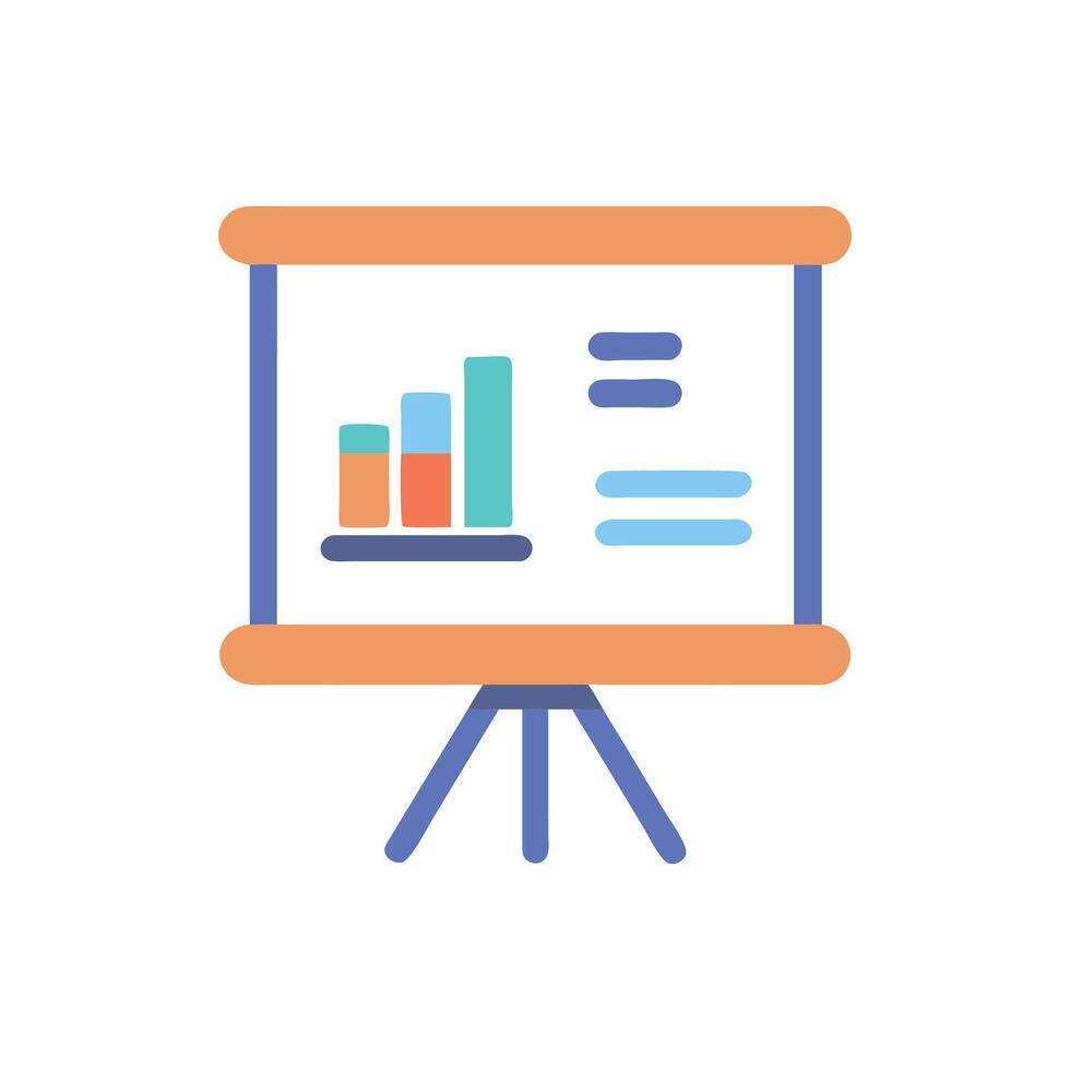 Creative Presentation Skills Illustration vector