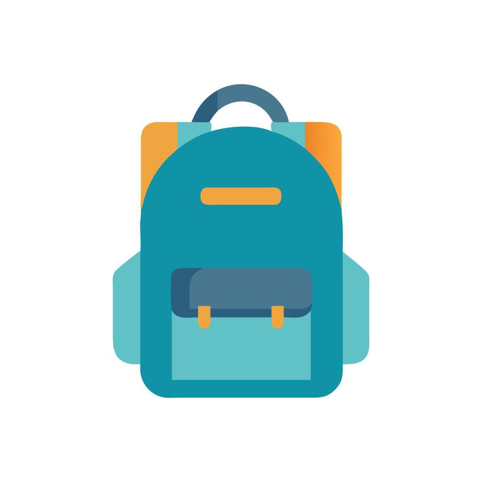 Dynamic School Bag Icon for Learning vector