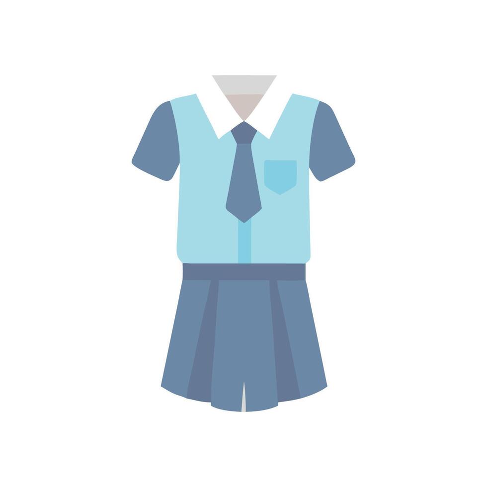 Engaging School Uniform Icon for Academic Use vector