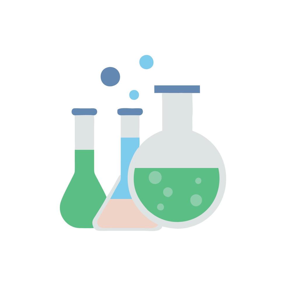 Illustrative Science Laboratory Icon vector