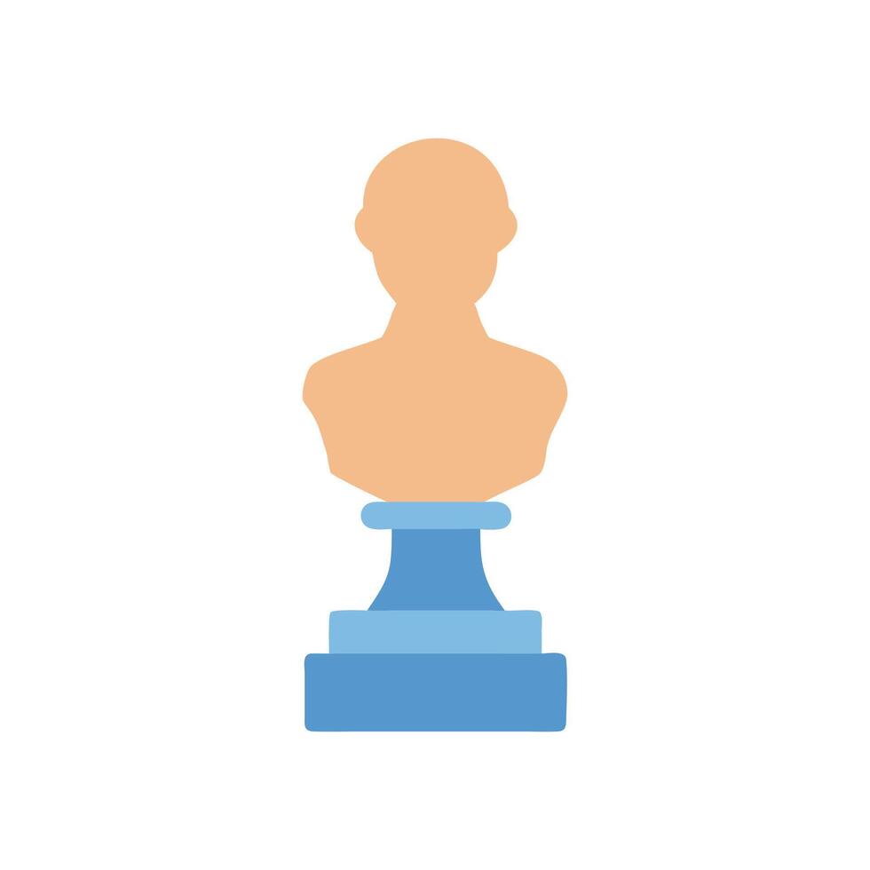 Artistic Sculpture Icon for Creative Projects vector