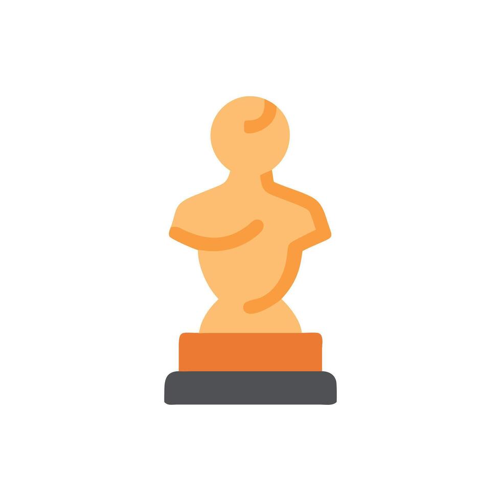 Innovative Sculpture Icon for Creative Education vector