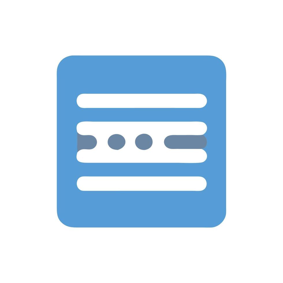 Engaging Sentence Structure Icon for Learning vector