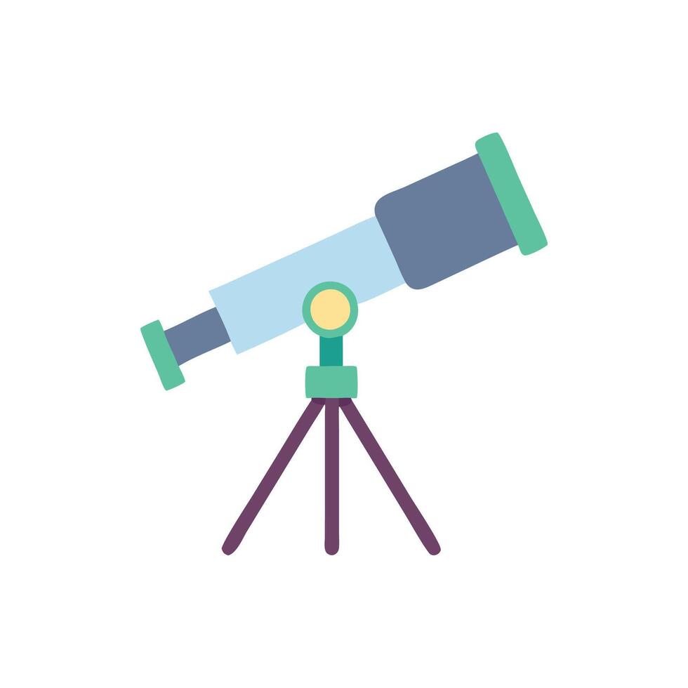 Engaging Telescope Icon for Science Projects vector