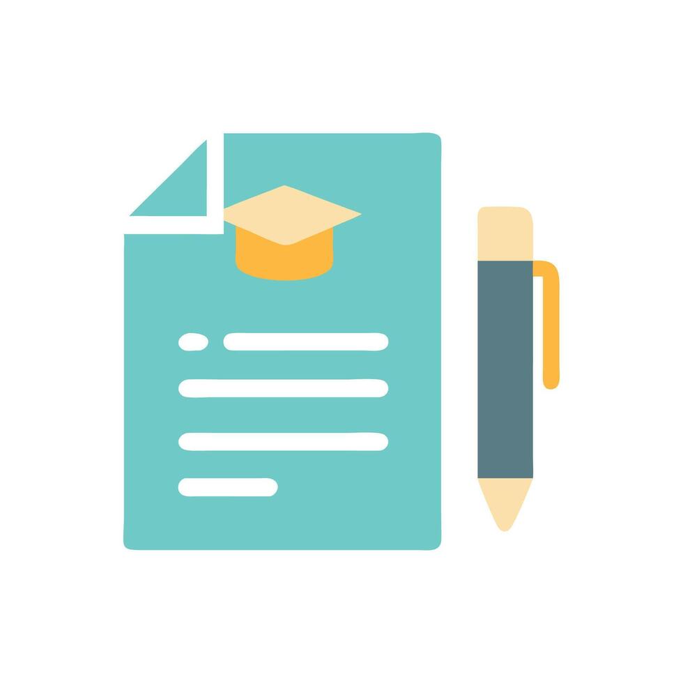 Engaging Thesis Concept Icon vector