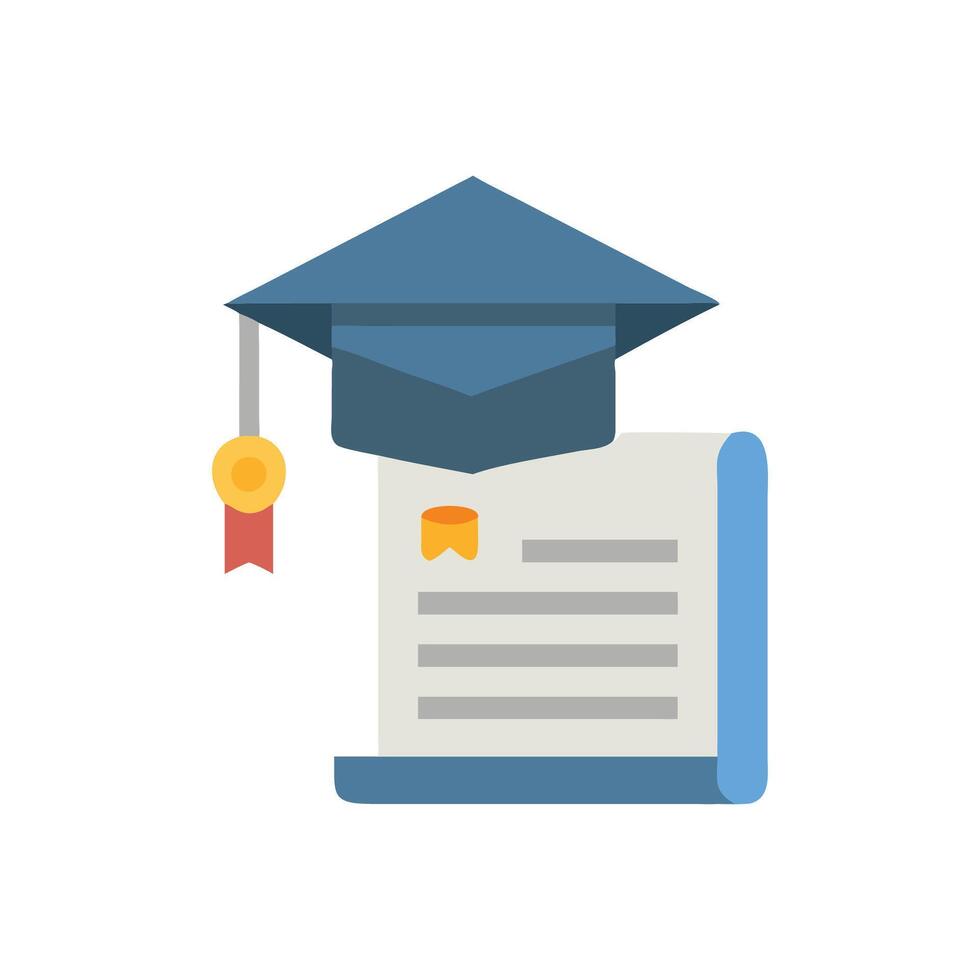 Stylish University Application Icon for Future Students vector