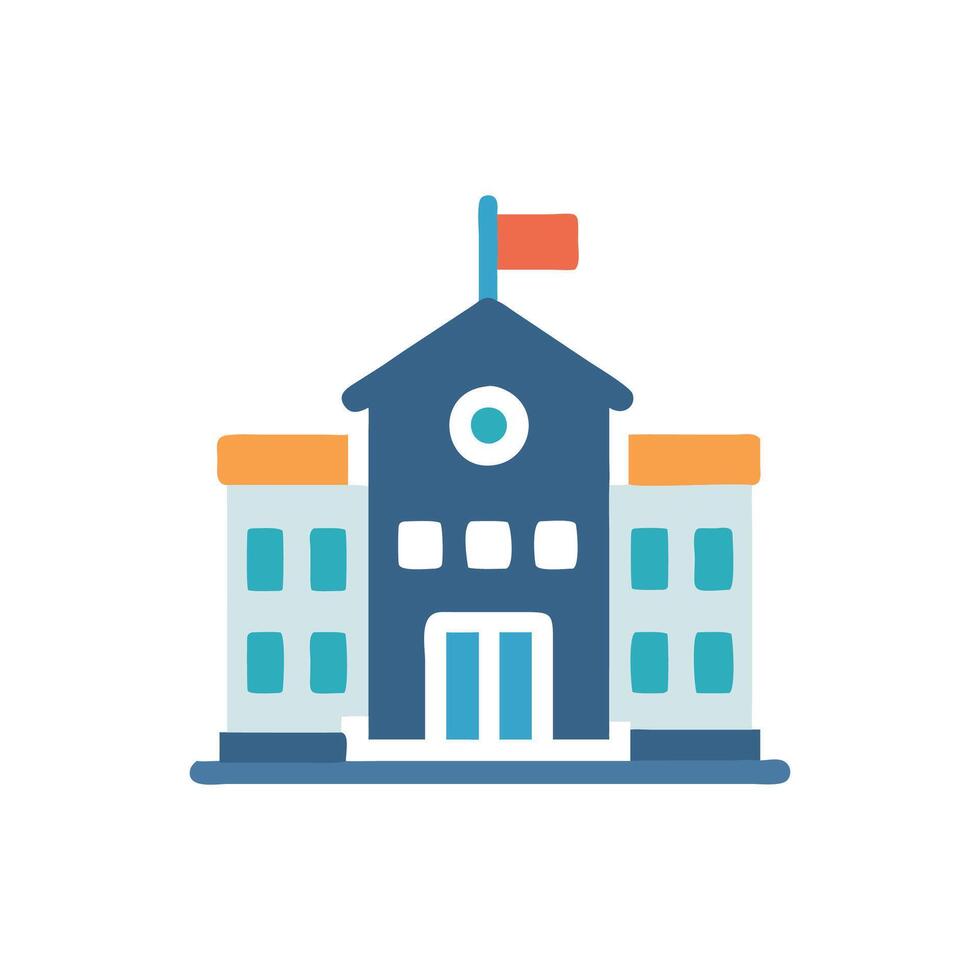Engaging University Campus Icon vector