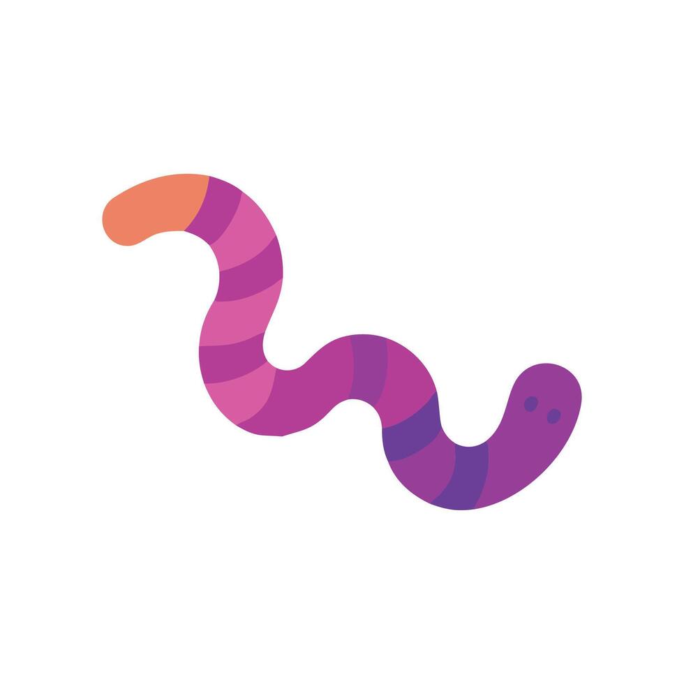 Majestic Worm in Natural Habitat vector