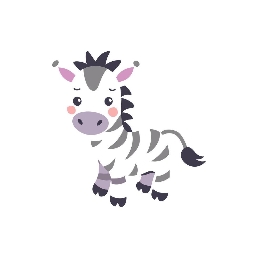 Unique Zebra Illustration for Wildlife Art vector
