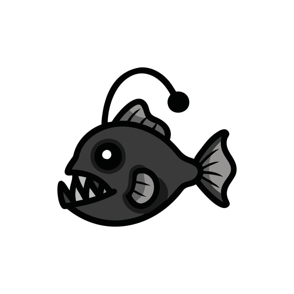 Creative Anglerfish Artwork for Ocean Lovers vector