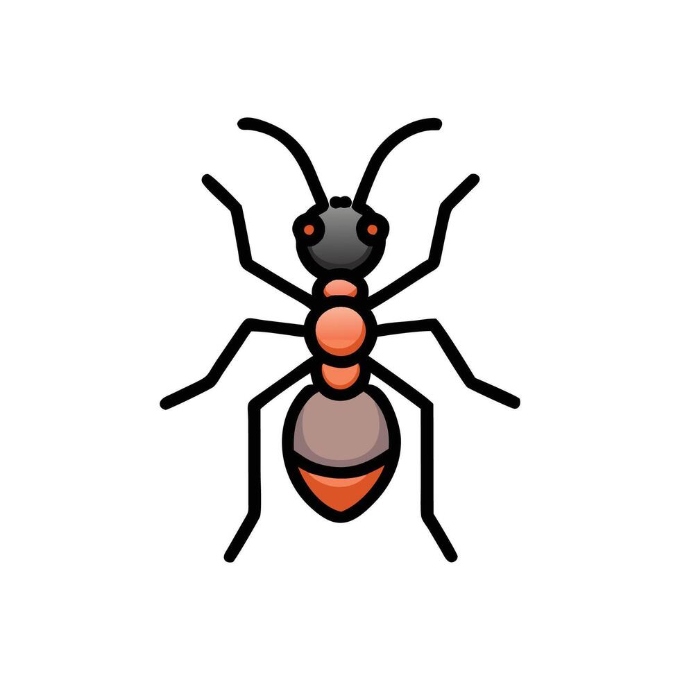 Endearing Ant Design for Nature Illustrations vector
