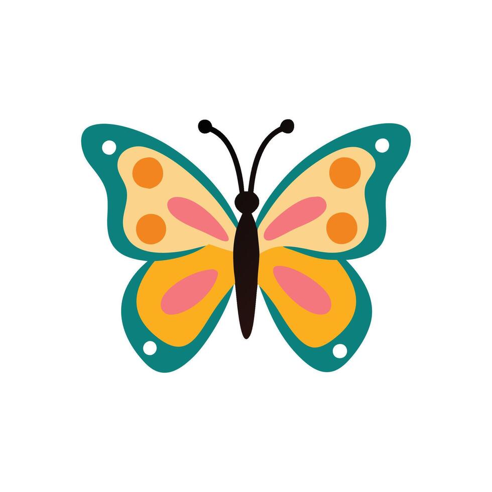 Charming Butterfly for Floral Illustrations vector