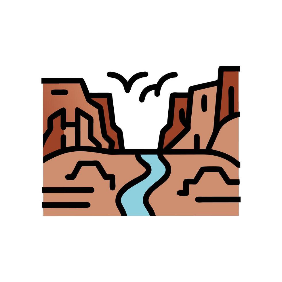 Elegant Canyon for Nature Enthusiasts vector