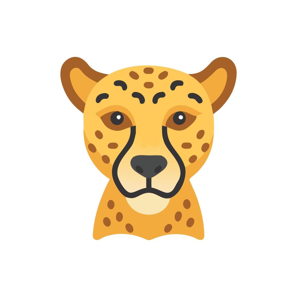 Charming Cheetah Design for Wildlife Illustrations vector