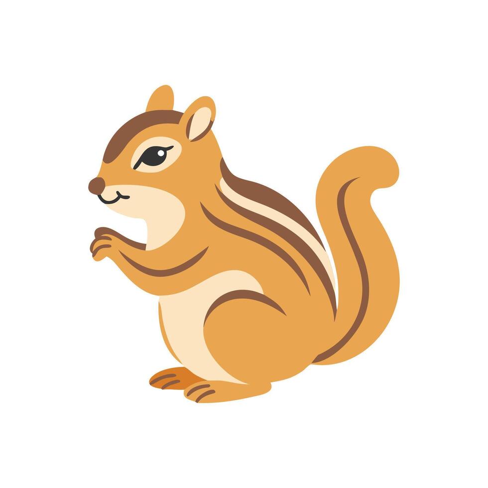 Vibrant Chipmunk for Nature Lovers vector
