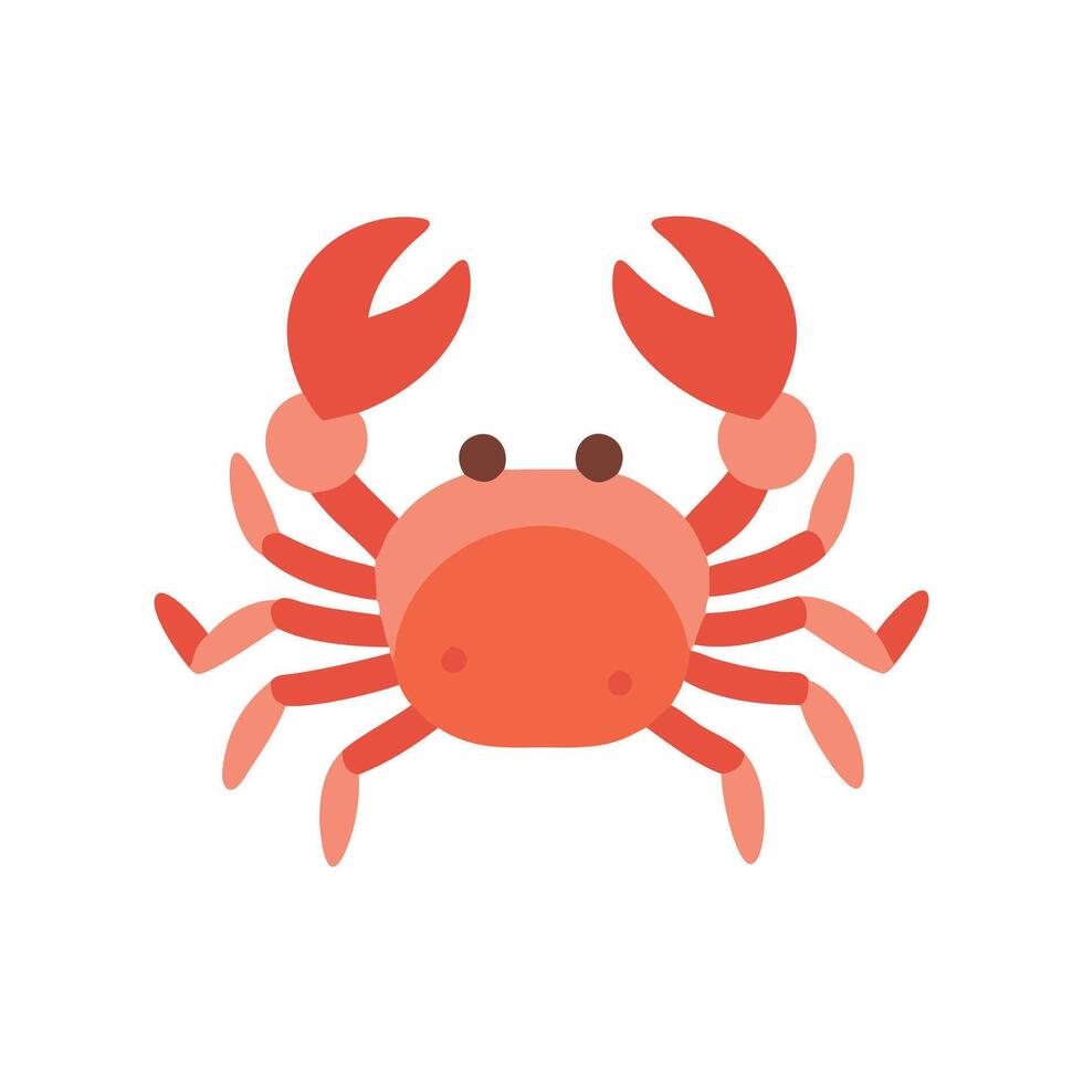 Intriguing Crab Illustration for Coastal Life vector