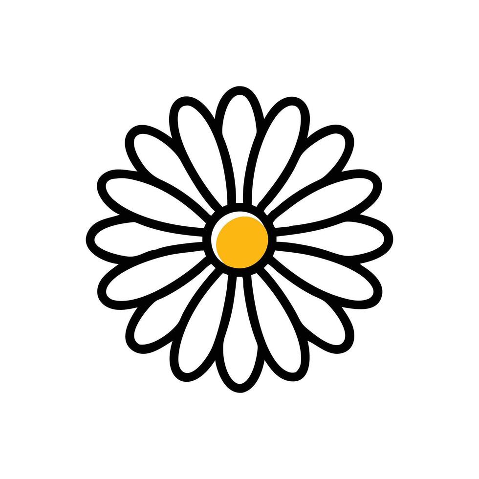 Vibrant Daisy Artwork for EcoFriendly Designs vector