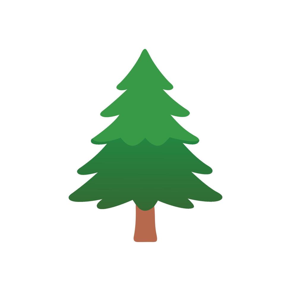 Artistic Evergreen Tree Design for Nature Projects vector
