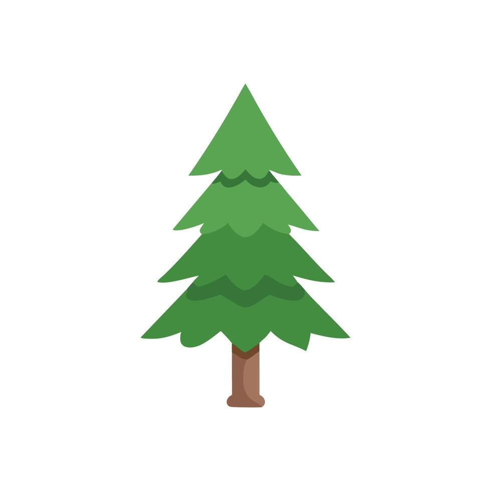 Stunning Evergreen Tree Artwork for EcoFriendly Designs vector