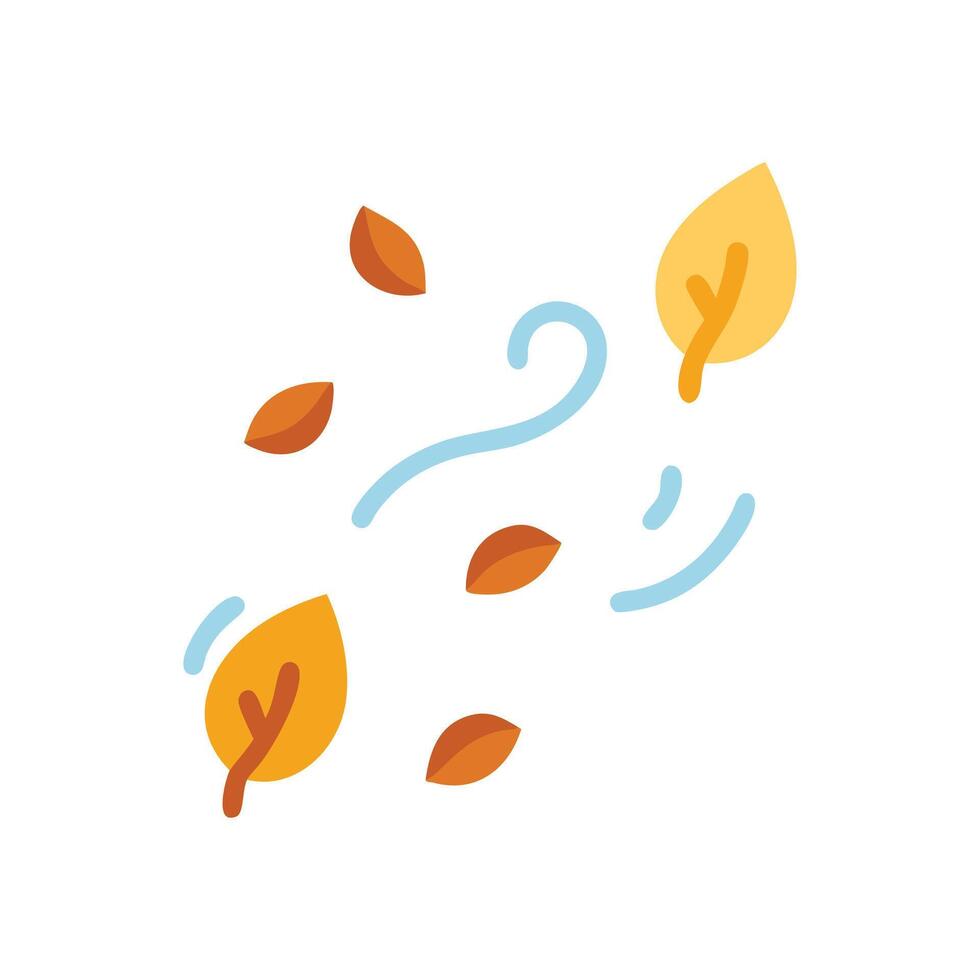 Charming Falling Leaves Illustration for Autumn vector