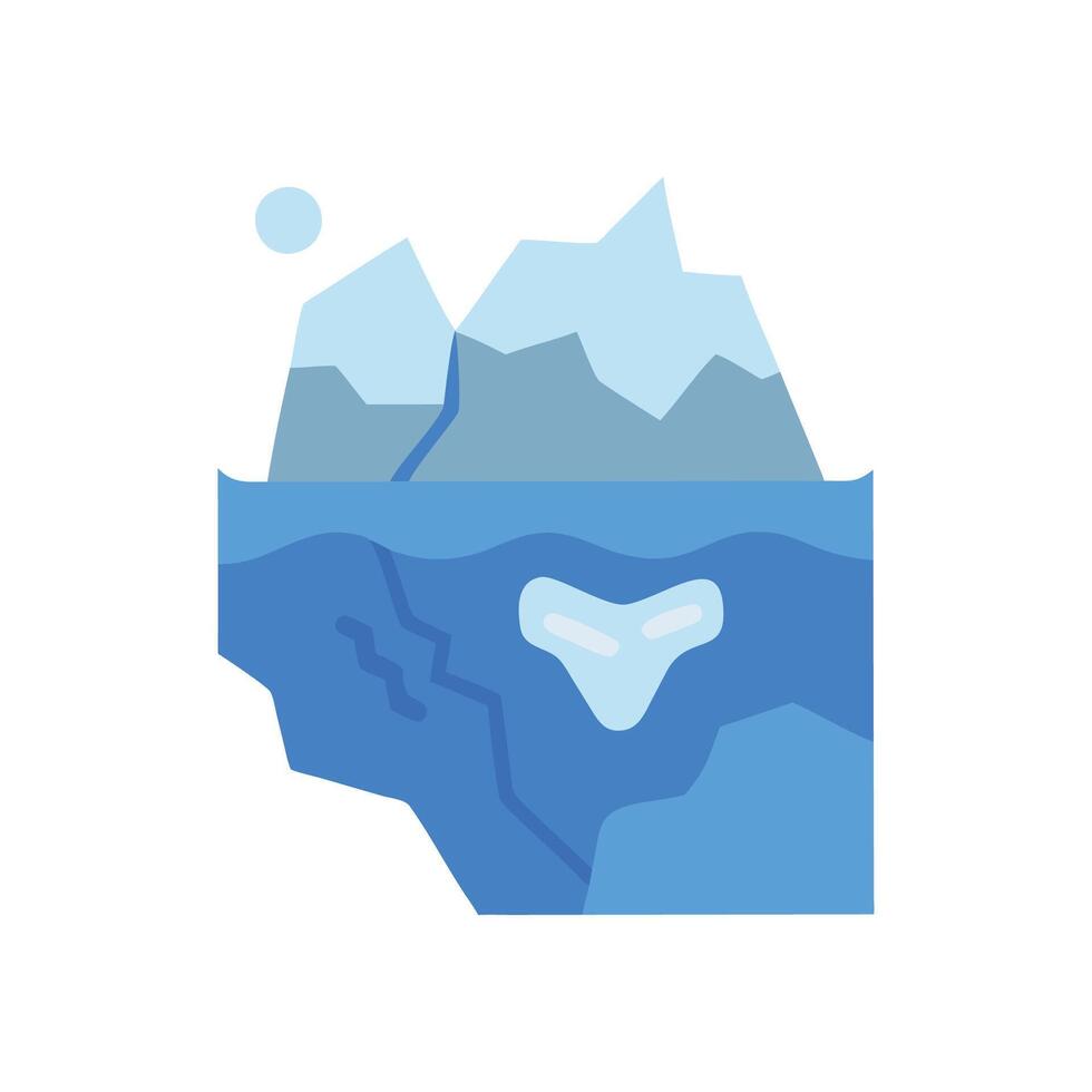 Elegant Glacier Art vector