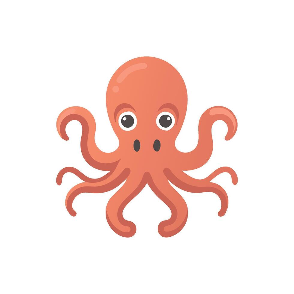 Unique Octopus Illustration for Marine Art vector