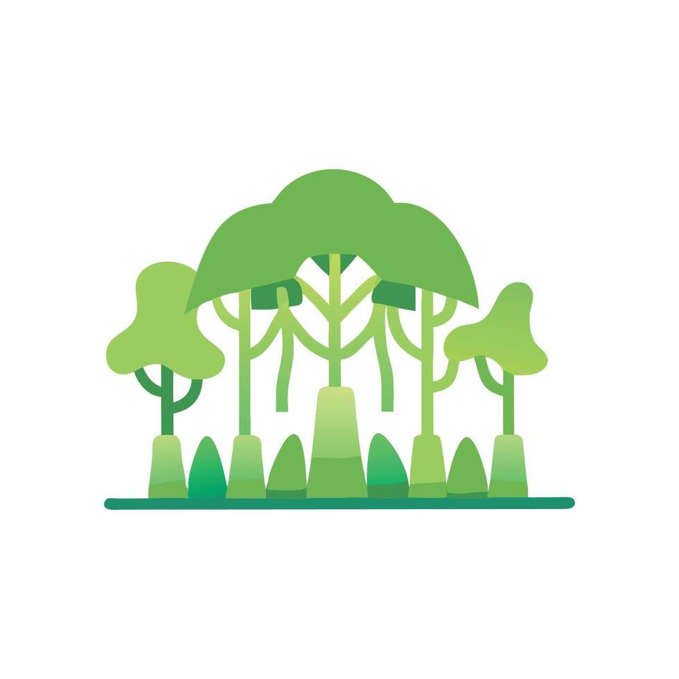 forest icon, green trees, forest, nature, nature icon, nature, nature icon, nature vector