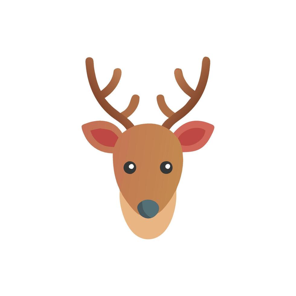 Playful Reindeer in Natural Habitat vector