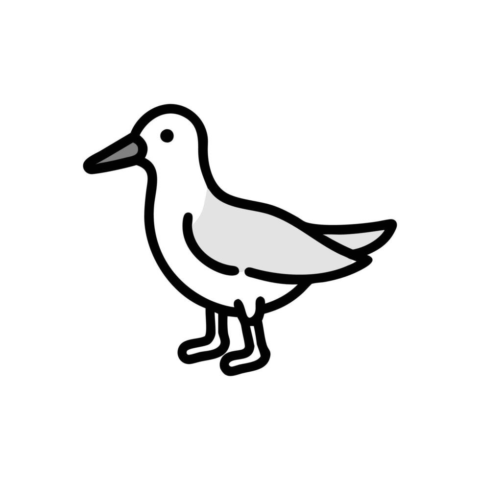 Majestic Seagull Flying Over Ocean vector
