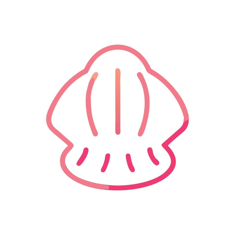 a pink hat icon on a white background vector