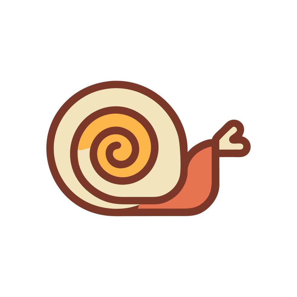 Majestic Snail in Natural Habitat vector