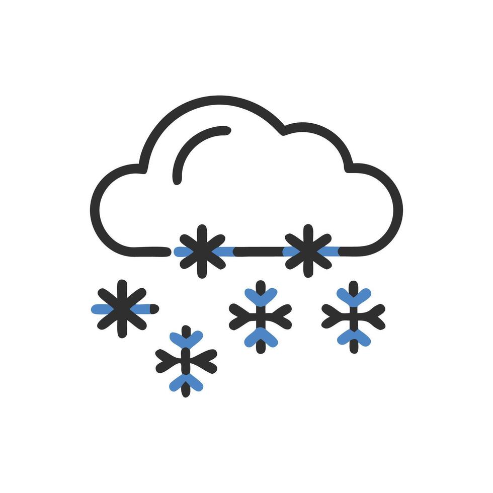 Unique Snowstorm Illustration for Winter Art vector