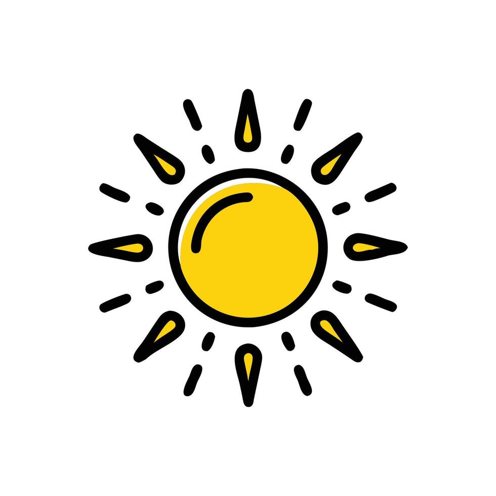 Majestic Sun Setting Over Horizon vector
