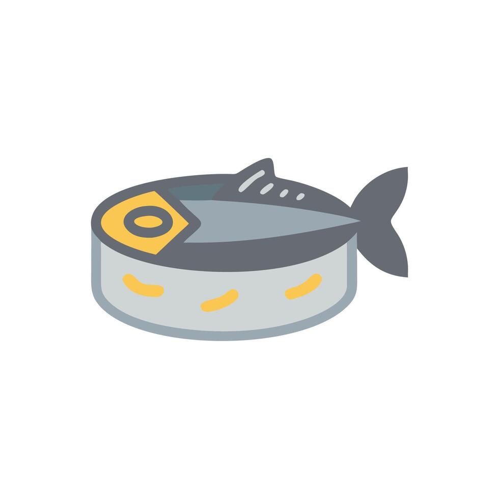 Charming Tuna in Coral Reef vector