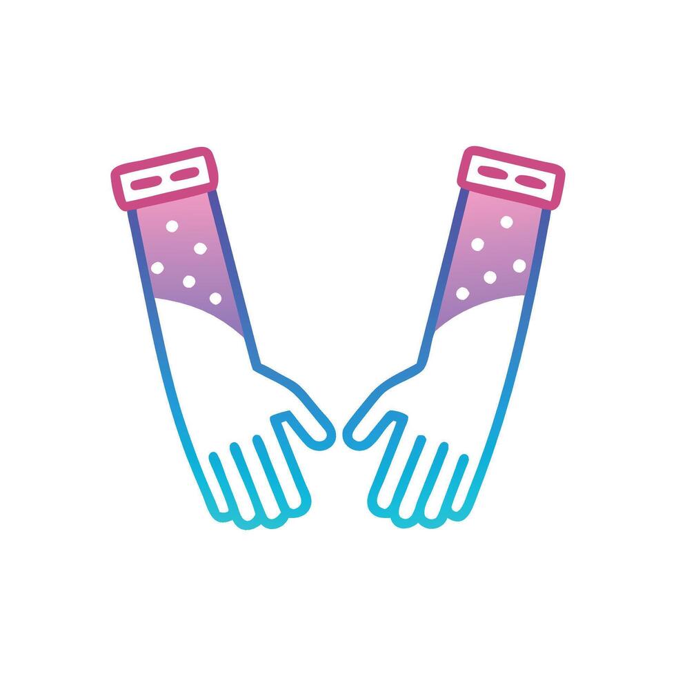 Unique Arm Warmers for Fashion Designs vector