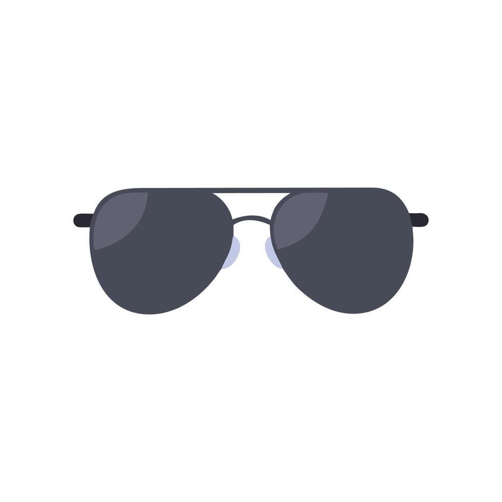 Elegant Aviator Sunglasses for Fashion Designers vector
