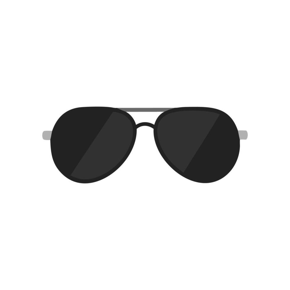 Unique Aviator Sunglasses for Creative Designs vector