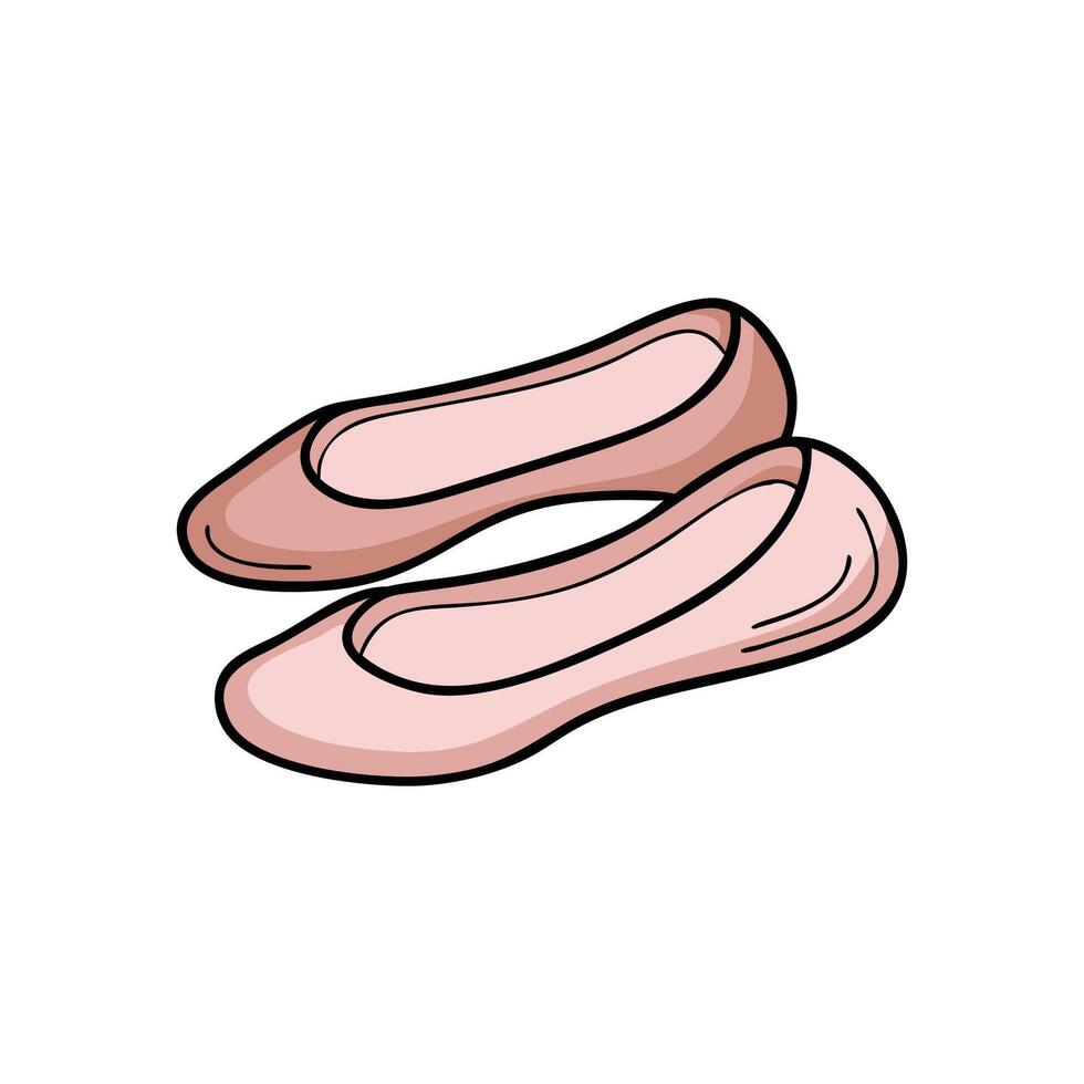 Chic Ballet Flats Illustration for Fashion Lovers vector