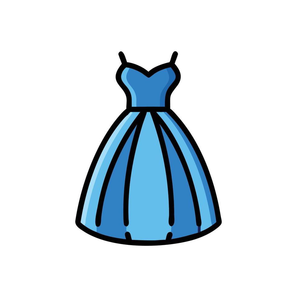 Elegant Ball Gown Design for Special Occasions vector