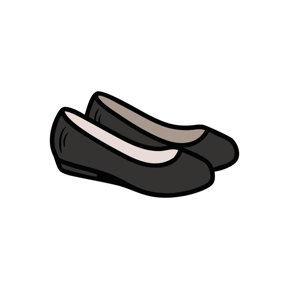 Unique Ballet Flats for Fashion Designs vector