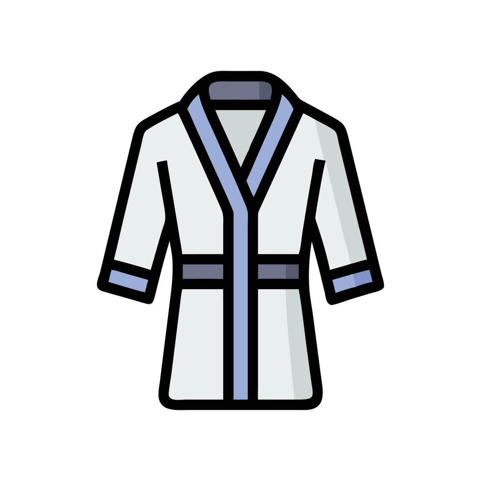 Unique Bathrobe for Creative Designs vector