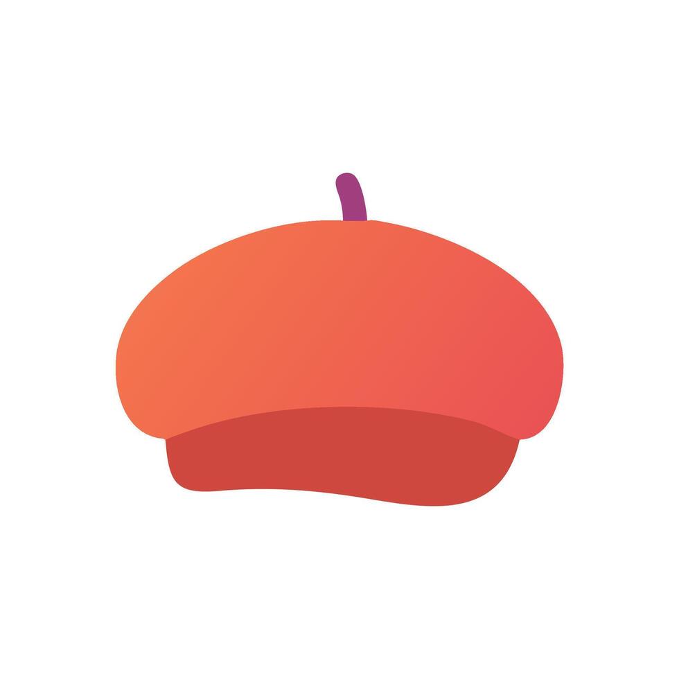 Unique Beret for Creative Designs vector