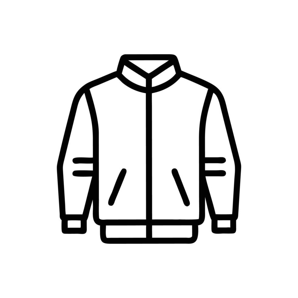 Unique Bomber Jacket for Creative Designs vector
